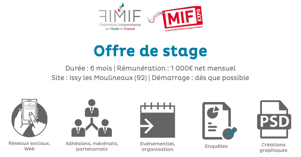 Offre De Stage Fimif Mif Expo Fimif